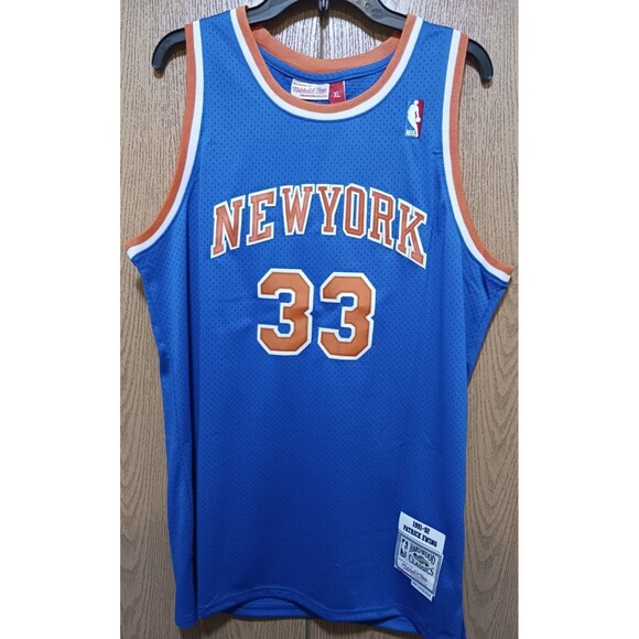 Other - Patrick Ewing (Mitch/Ness)-(Knicks)-(Jersey)-(Blue)-(Good Cond.)-(Size:XL)-$95
